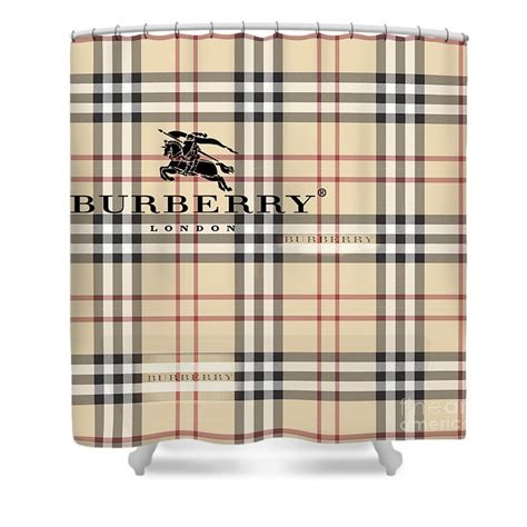 Burberry shower curtain rings